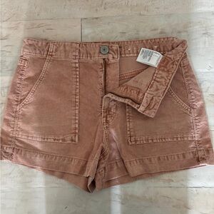 American Eagle Super Stretch Corduroy Pink Shorts Women’s Size 2